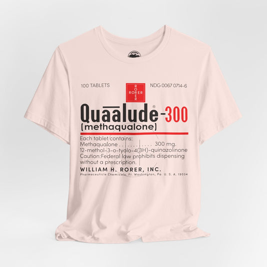Quaaludes Label (Ludes Label from 70's and Early 80's/Drug Subculture Shirt/Ludes Shirt/Quaaludes Shirt)
