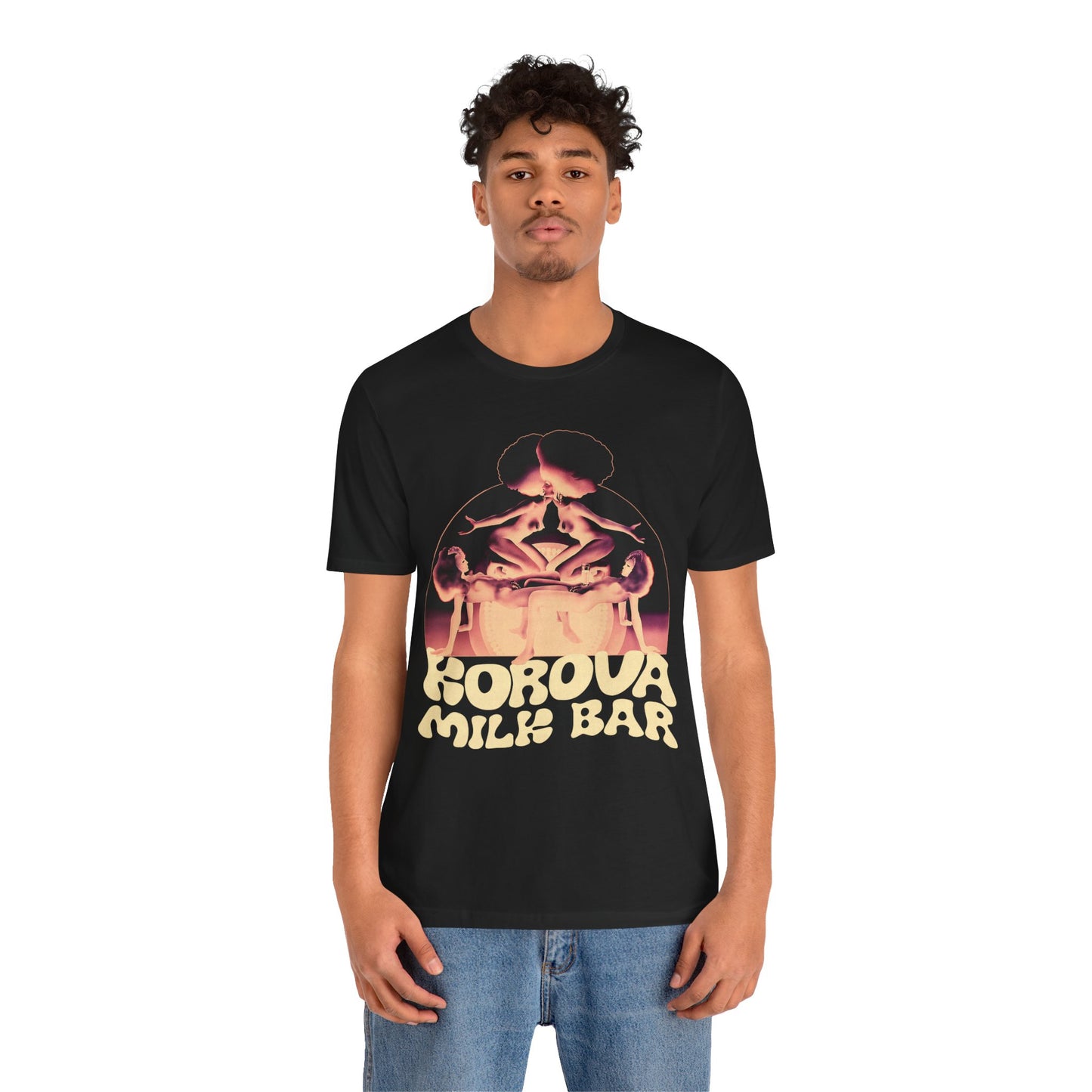 Korova Milk Bar (A Clockwork Orange Droog Bar/Fictional Promo Shirt)