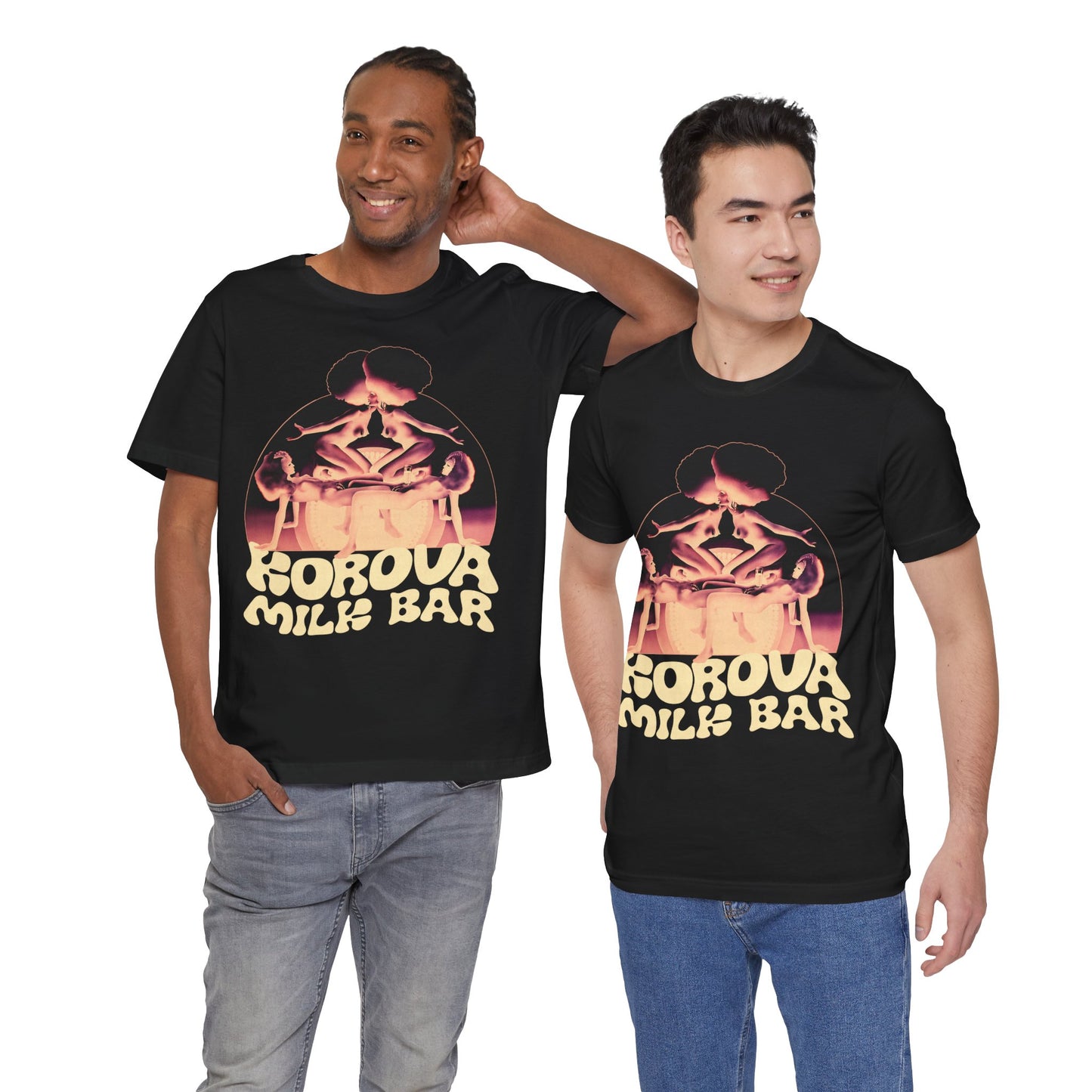 Korova Milk Bar (A Clockwork Orange Droog Bar/Fictional Promo Shirt)