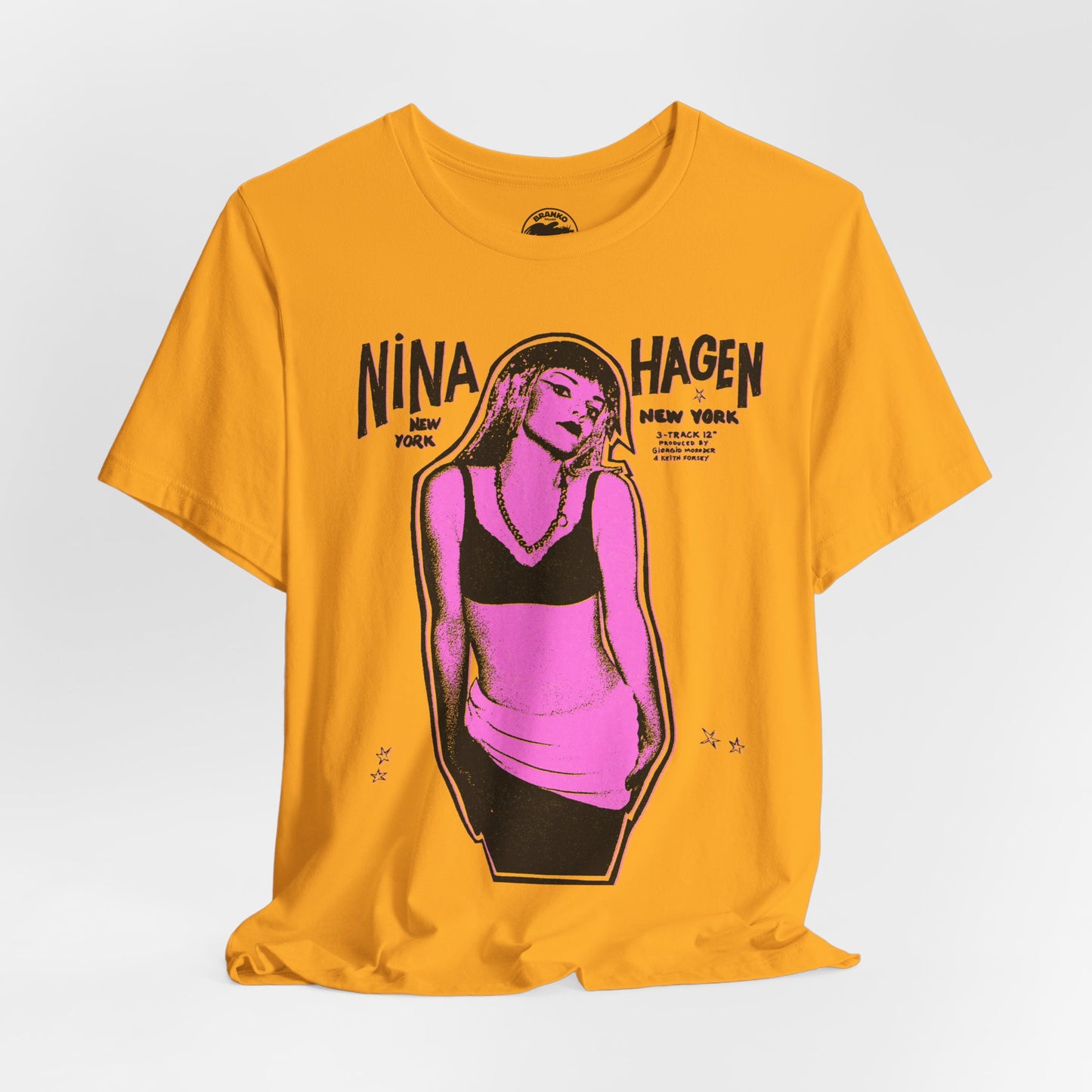 Nina Hagen (Replica New York New York Promo Tee with Vintage Punk Effect/Nina Hagen Shirt)