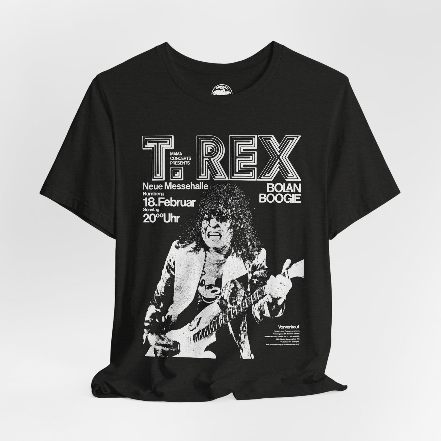 T. Rex (1973 German Concert Poster/Marc Bolan)
