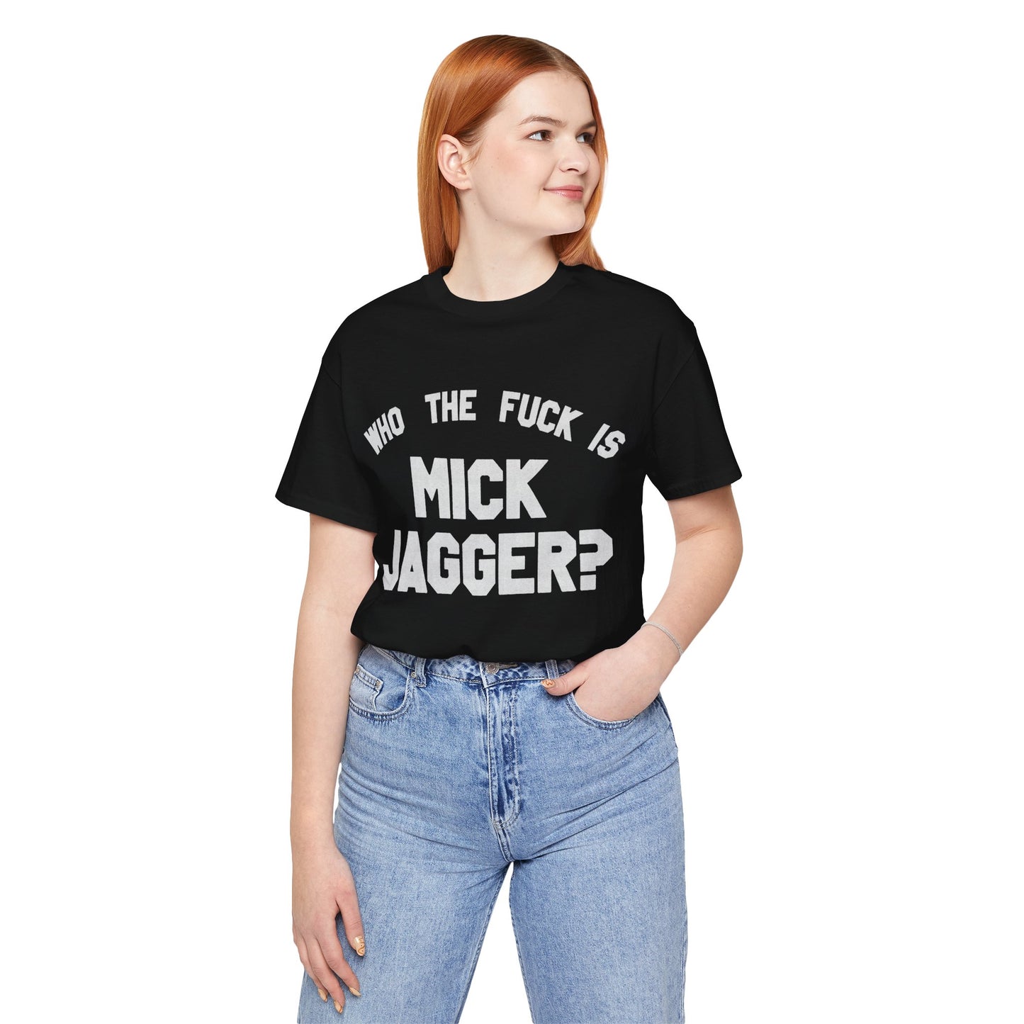 Who the Fuck is Mick Jagger? (Replica 1975 Keith Richards Tour of the Americas Shirt)
