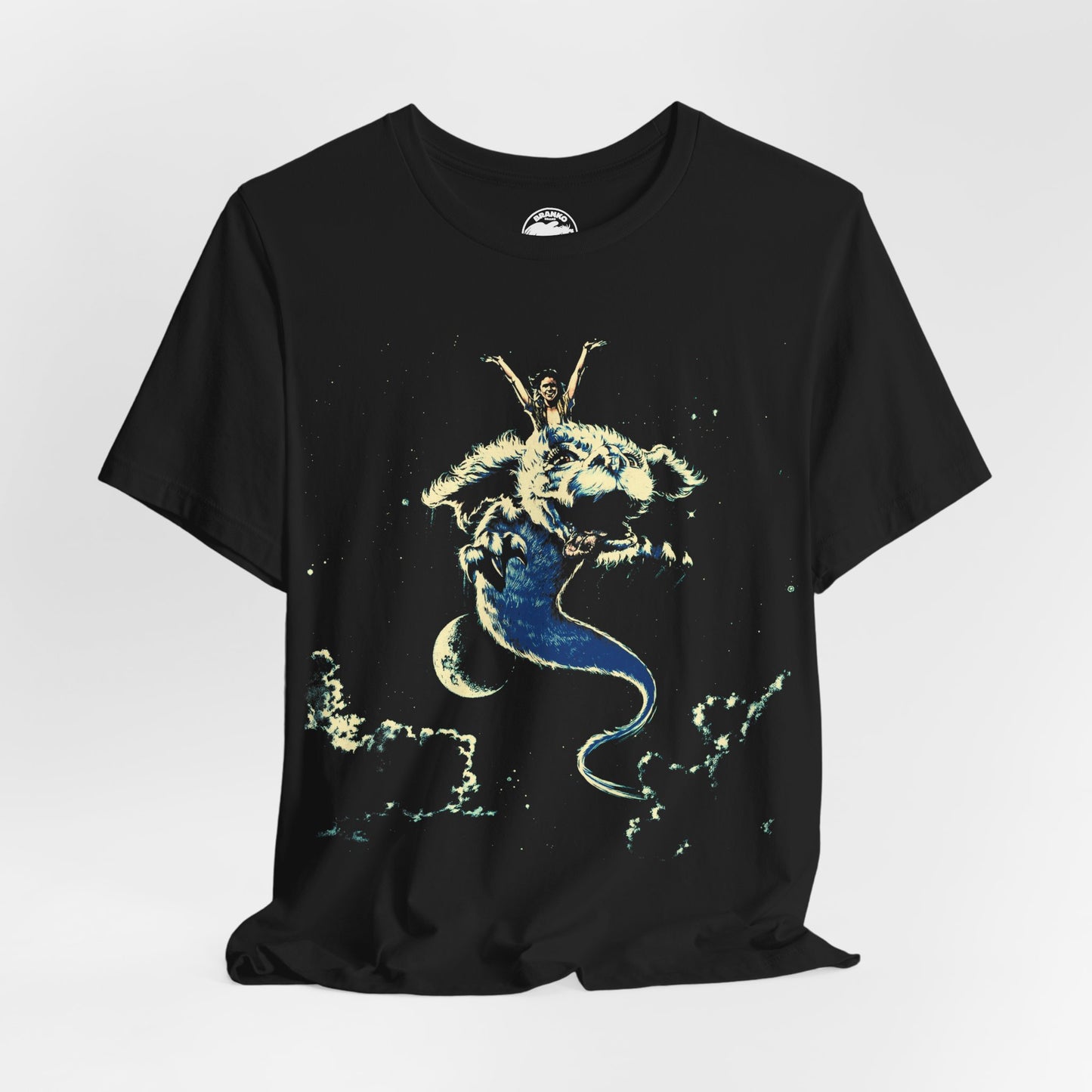 The NeverEnding Story (Graphic with Vintage Print Effect/Atreyu and Falkor)