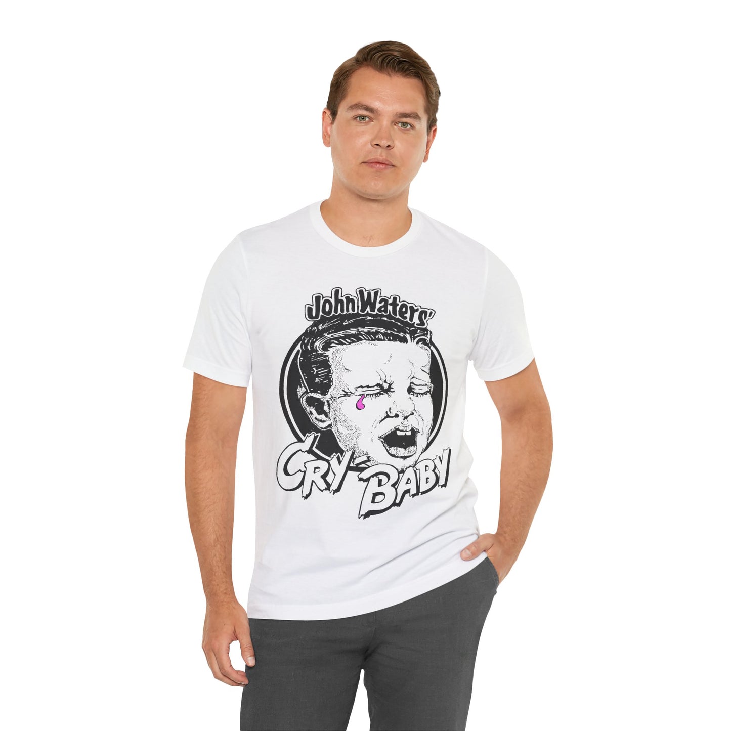 John Waters' Cry Baby (Replica Cast & Crew Promo Shirt/1990/Johnny Depp/John Waters)