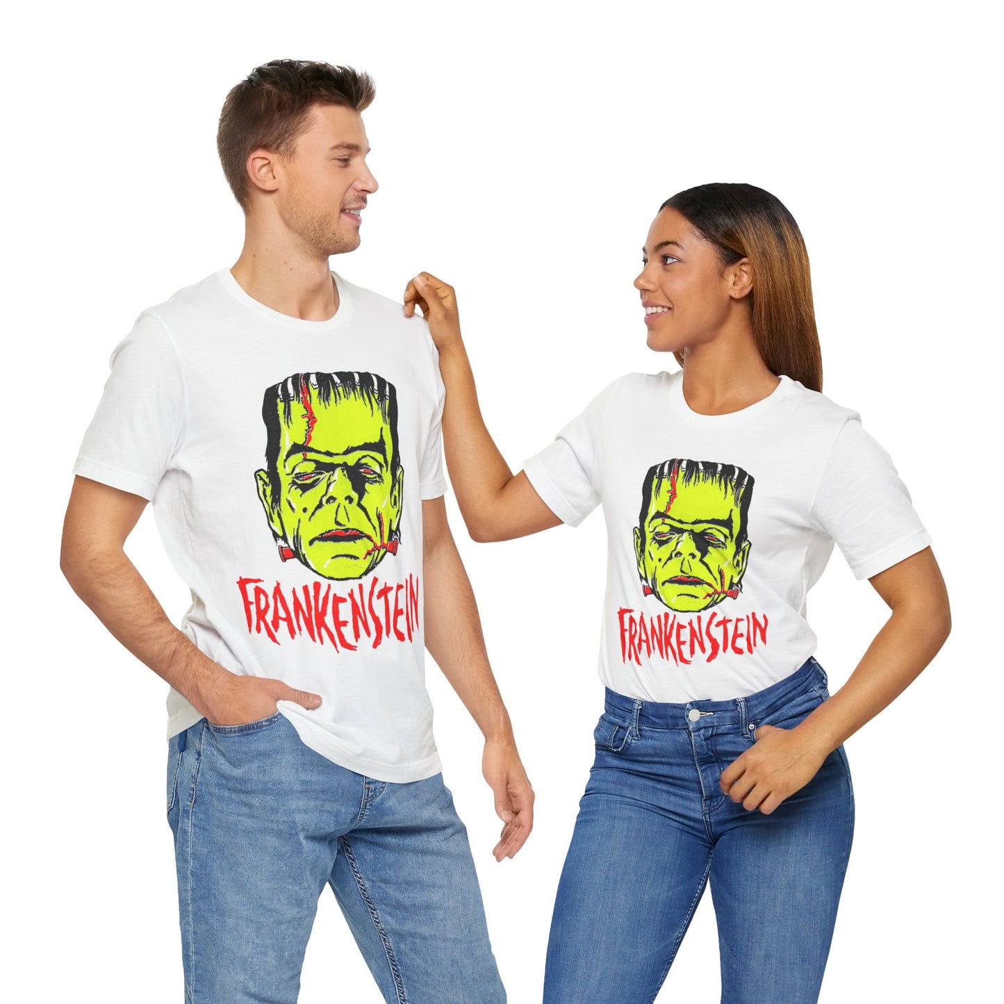 Frankenstein (Replica Late 50's Iron On Design/Frankenstein Shirt)