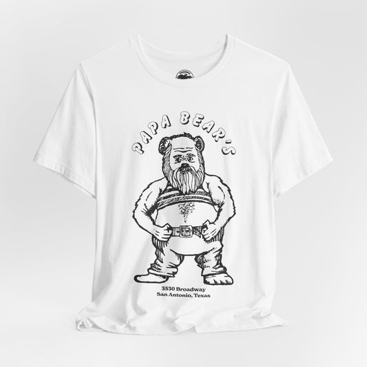 Papa Bear's (San Antonio, Texas Gay Bar/Logo with Vintage Effect)