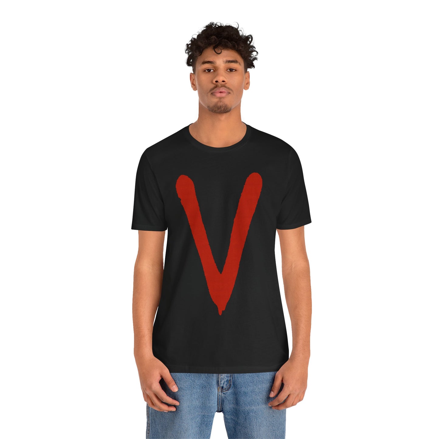 V (80's Miniseries/Replica Promo Shirt/Anti-Fascist Shirt)