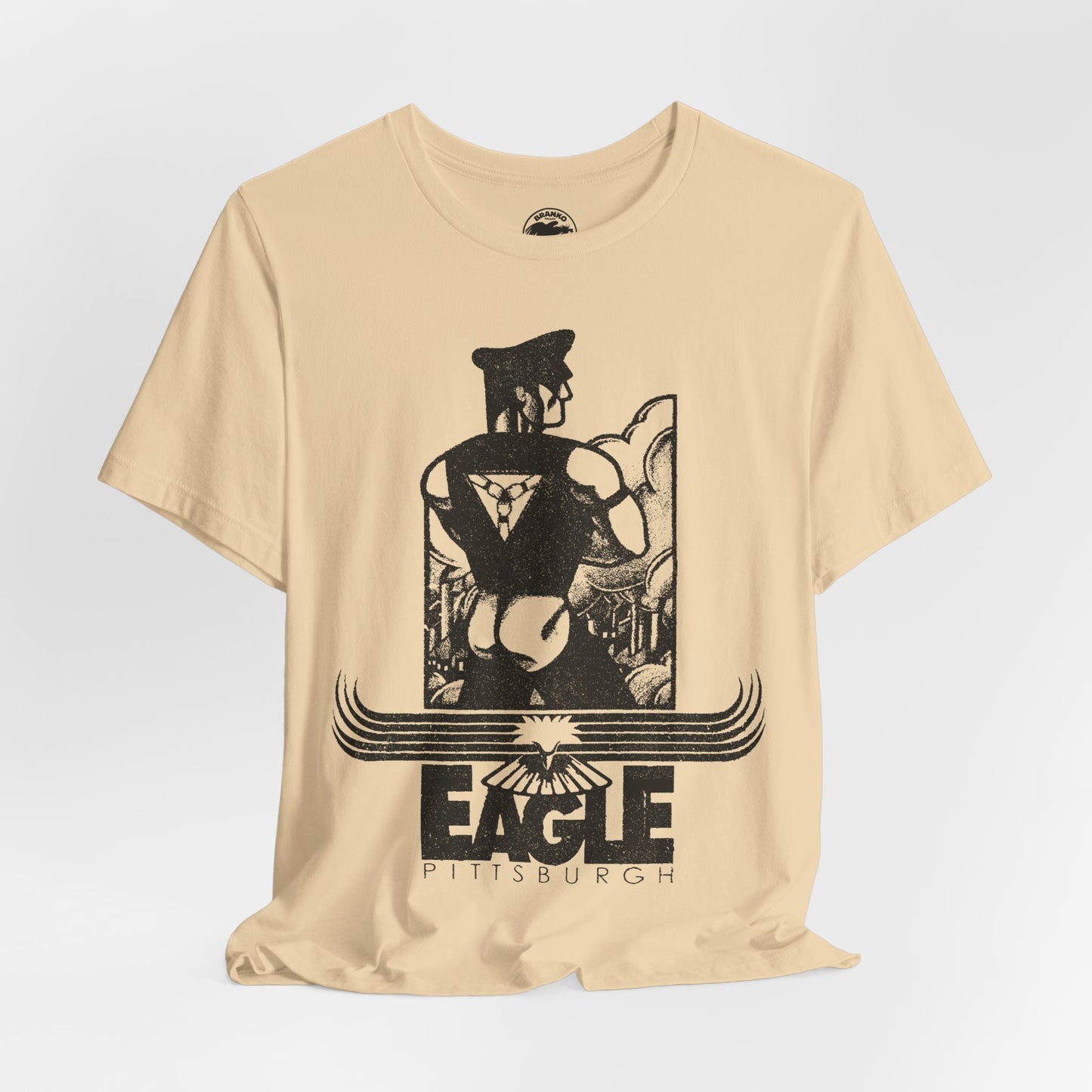 The Pittsburgh Eagle (Pittsburgh Leather Bar/Logo with Vintage Grunge Effect/1994-2012)