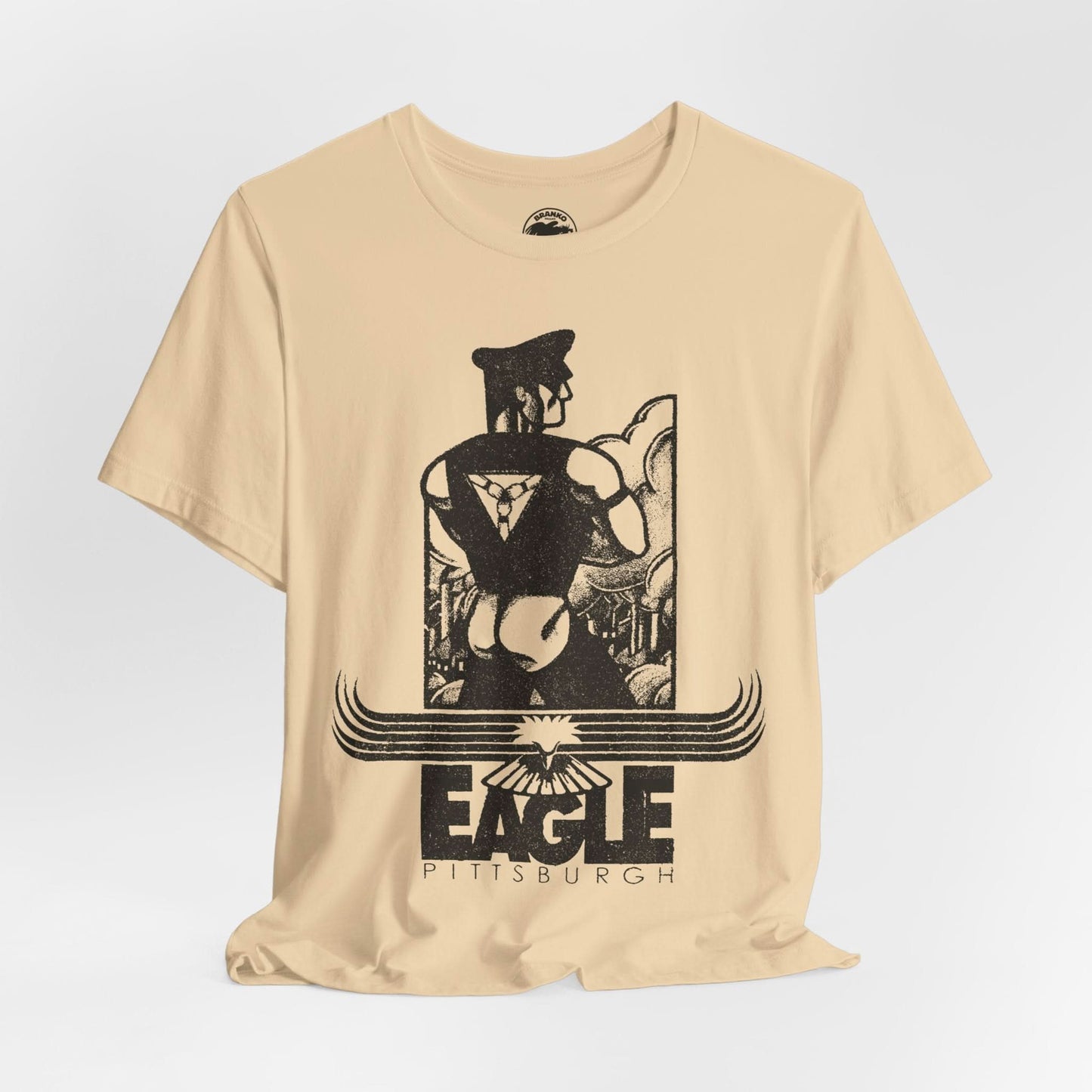 The Pittsburgh Eagle (Pittsburgh Leather Bar/Logo with Vintage Grunge Effect/1994-2012)