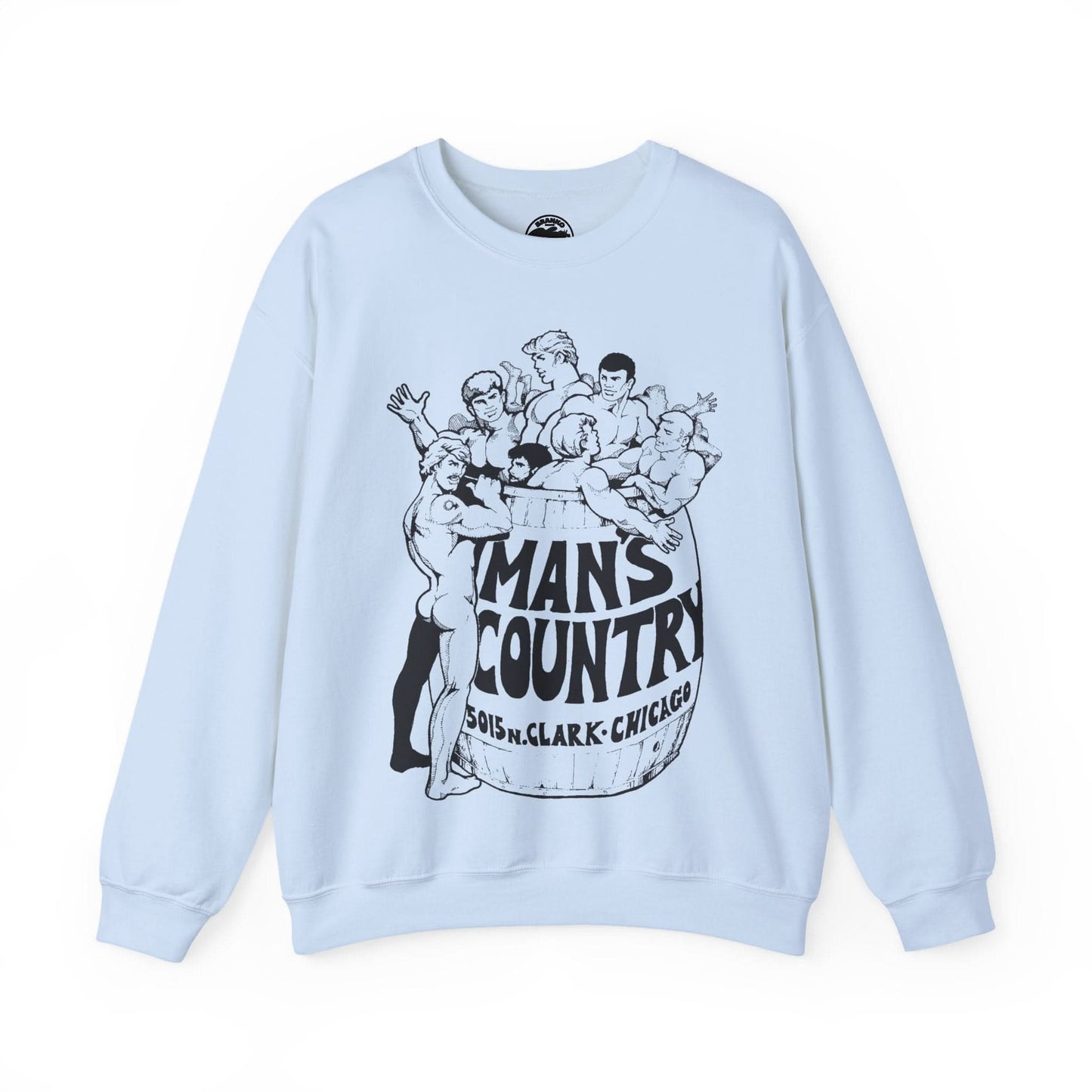 Man's Country Sweatshirt (Chicago Bathhouse 1973-2017)
