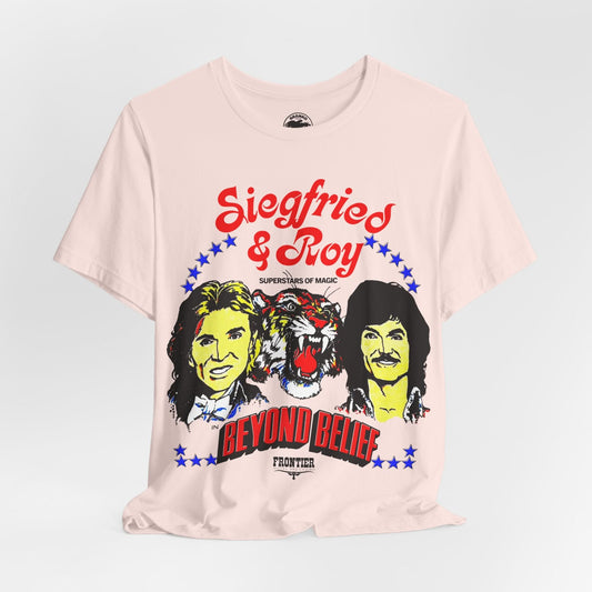 Siegfried & Roy (Replica Early 80's Souvenir Shirt/Beyond Belief/Frontier in Las Vegas)