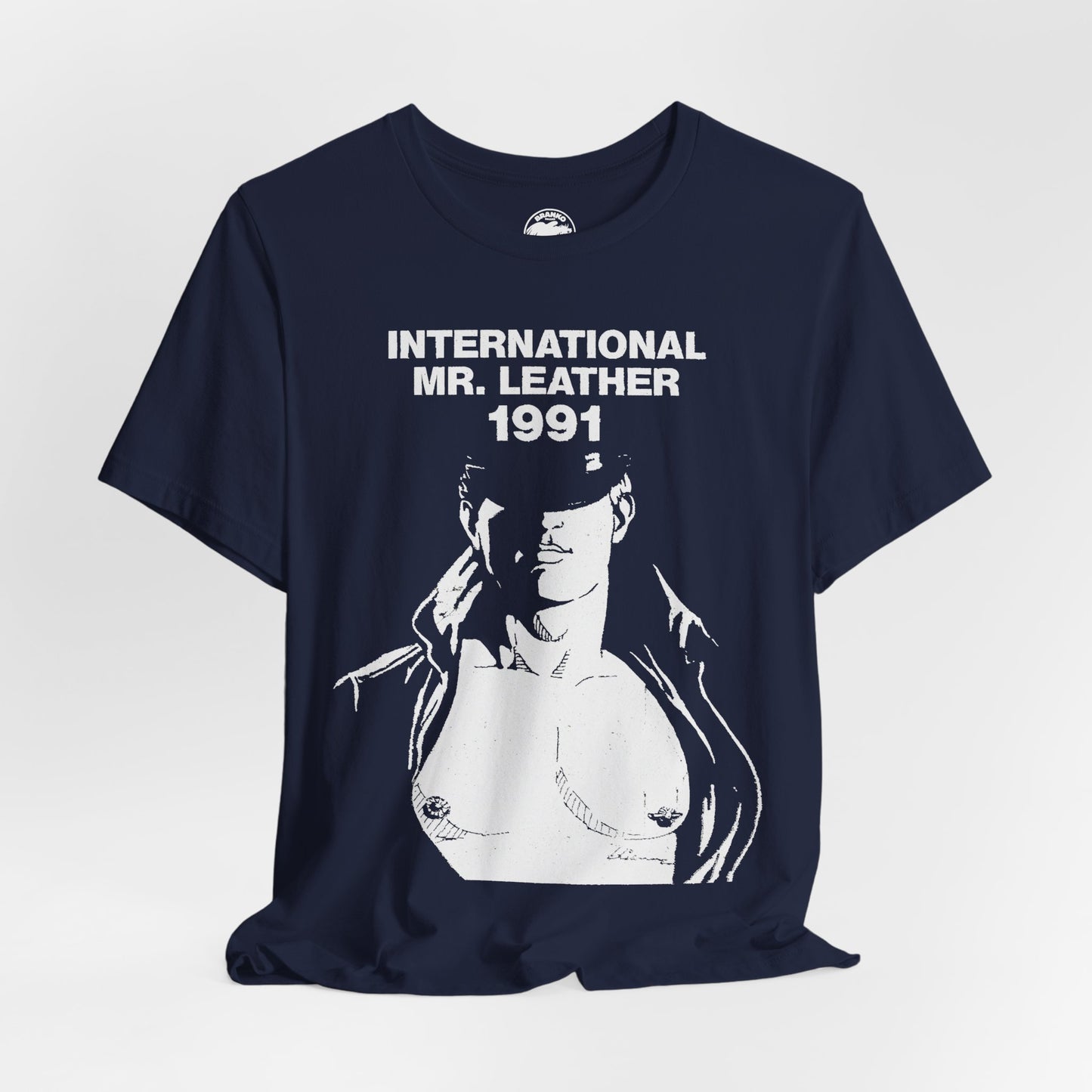 International Mr. Leather 1991 (Logo with Vintage Grunge Effect/Etienne)