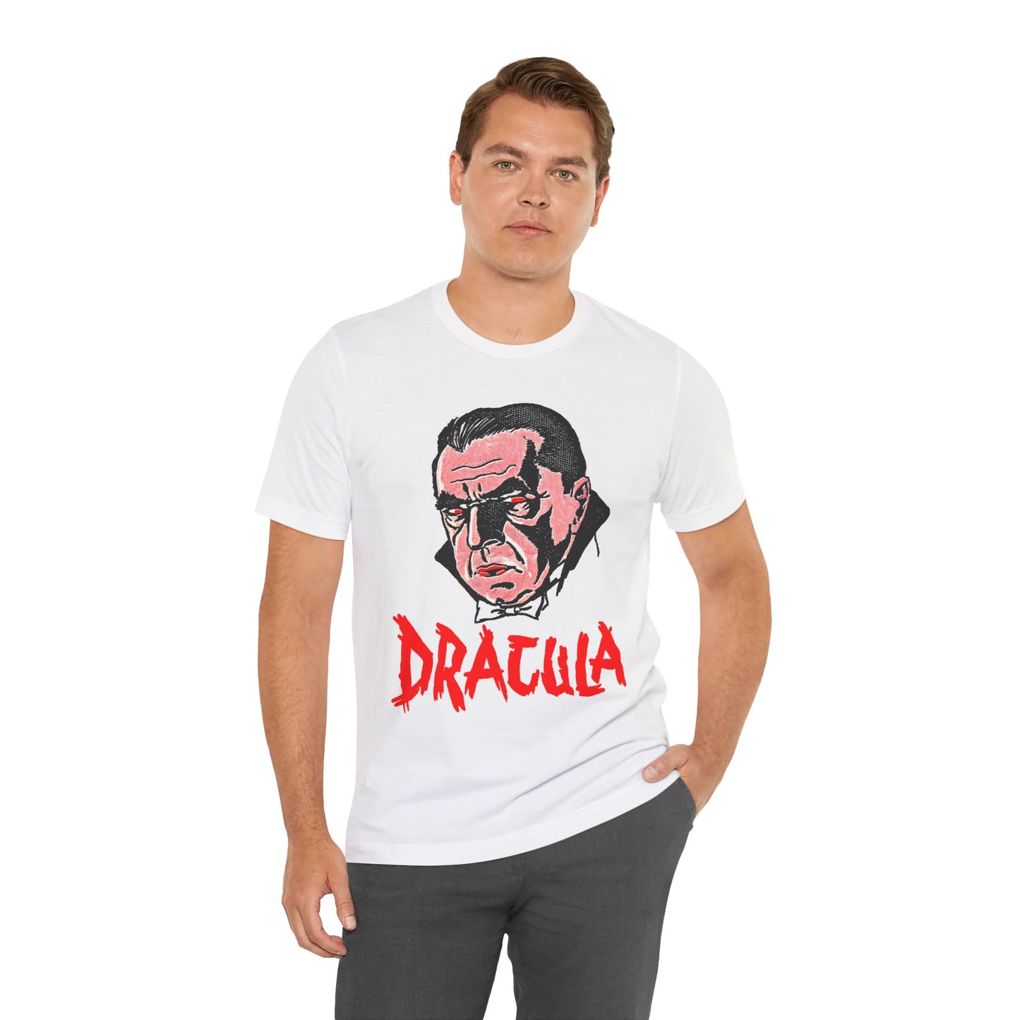 Dracula (Replica Late 50's Iron On Design/Dracula Shirt/Bela Lugosi Dracula)