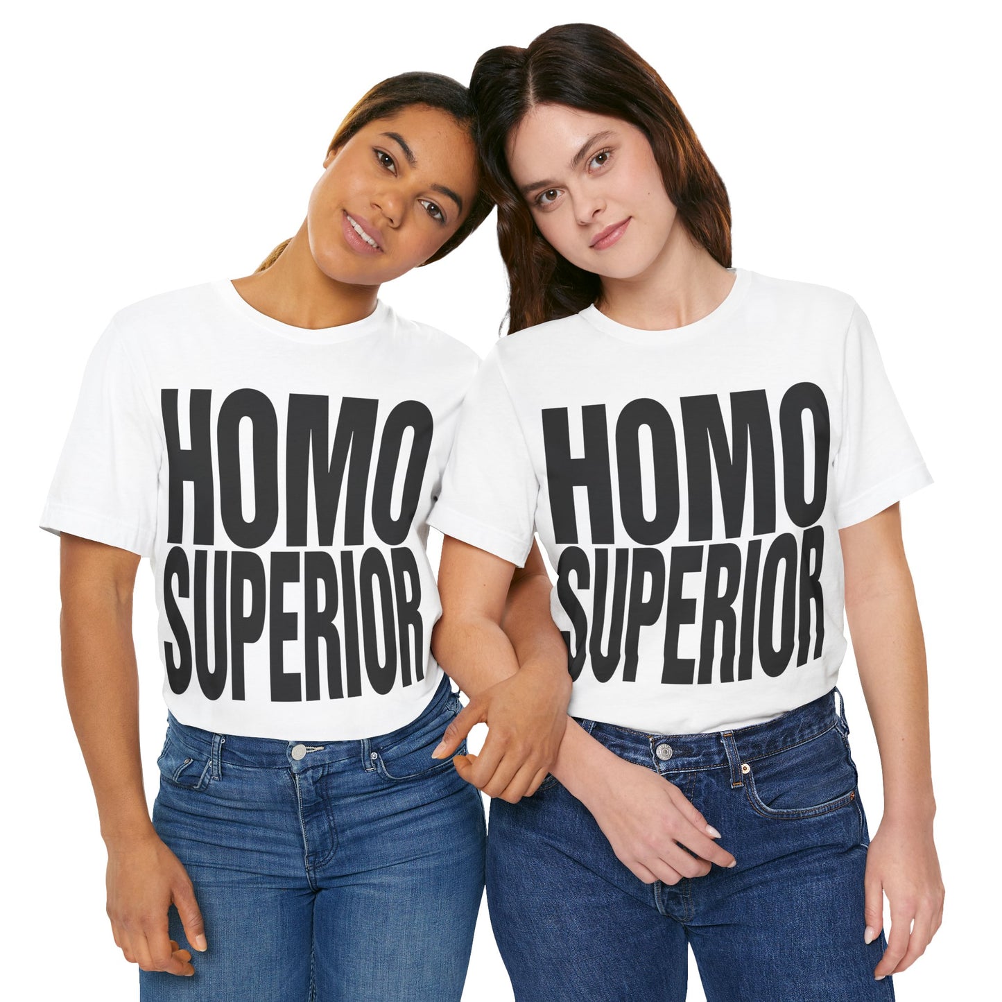 Homo Superior (Katharine Hamnett Style Oversized Graphic)