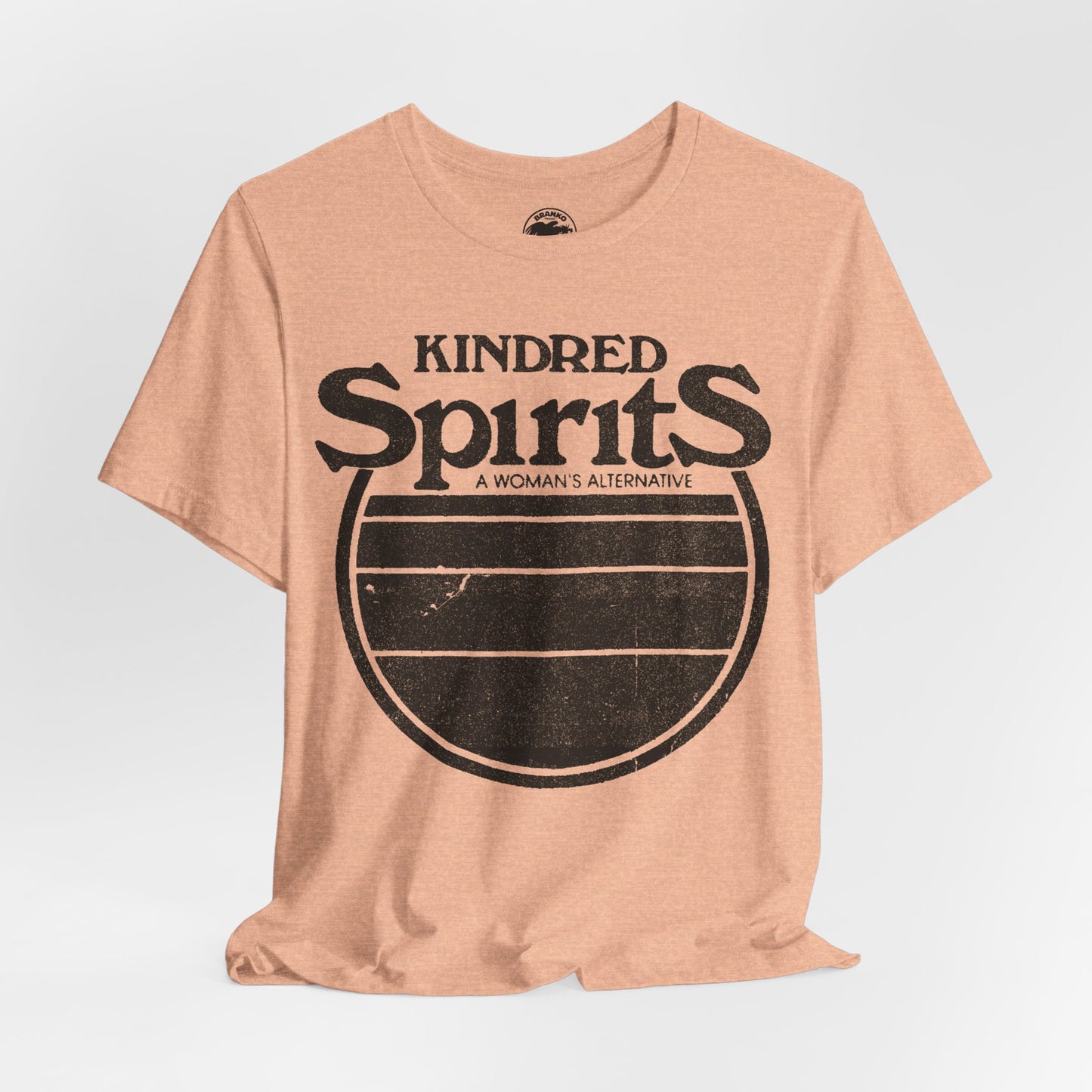 Kindred Spirits (Houston Lesbian Bar/1980-1989/Logo with Vintage Print Effect)