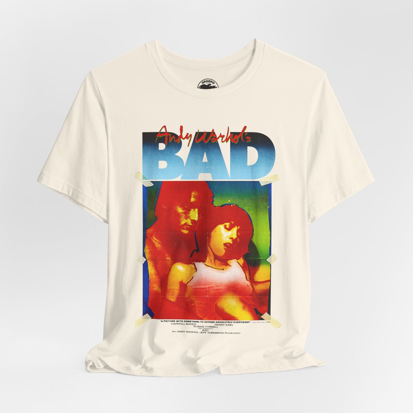 Andy Warhol's Bad (Promo Poster Image with Vintage Print Effect and Intentional Creases)
