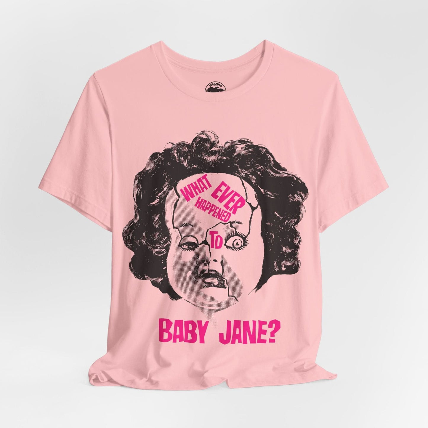 What Ever Happened to Baby Jane? (Cracked Doll Head Graphic/Bette Davis/Joan Crawford)