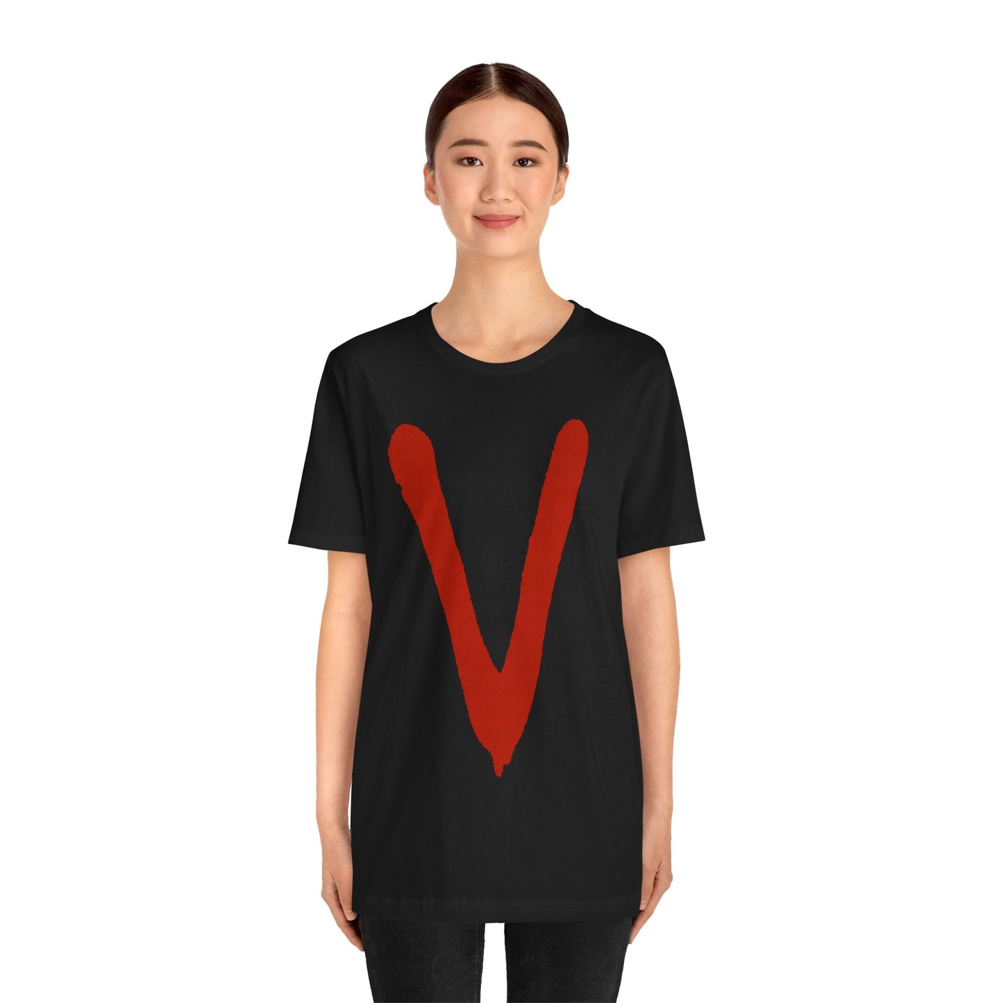 V (80's Miniseries/Replica Promo Shirt/Anti-Fascist Shirt)
