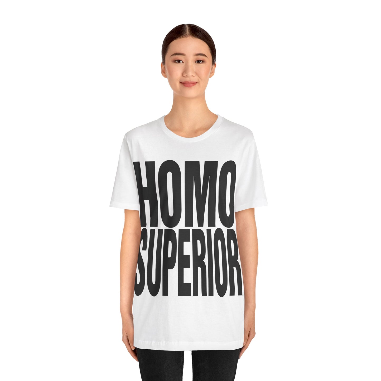 Homo Superior (Katharine Hamnett Style Oversized Graphic)