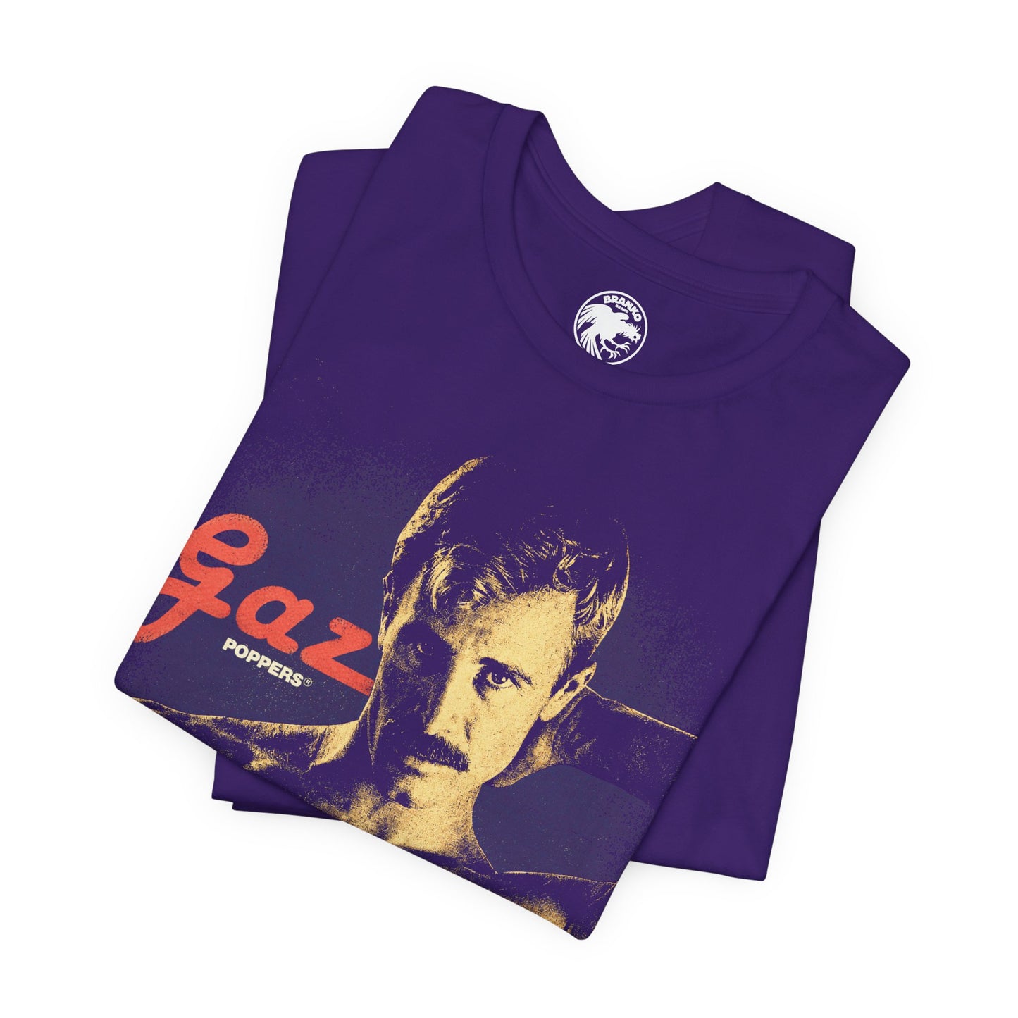 Gaz Poppers (80's Poppers Ad with Vintage Rock Tee Effect)