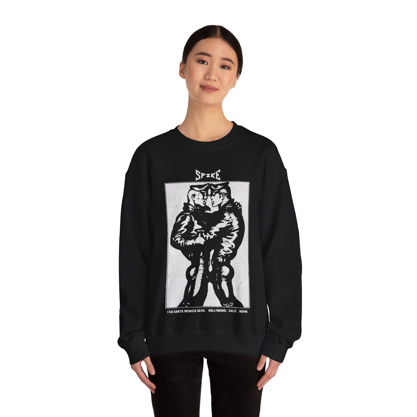 The Spike Sweatshirt (West Hollywood Leather Bar/1978-2009/Vintage Effect)