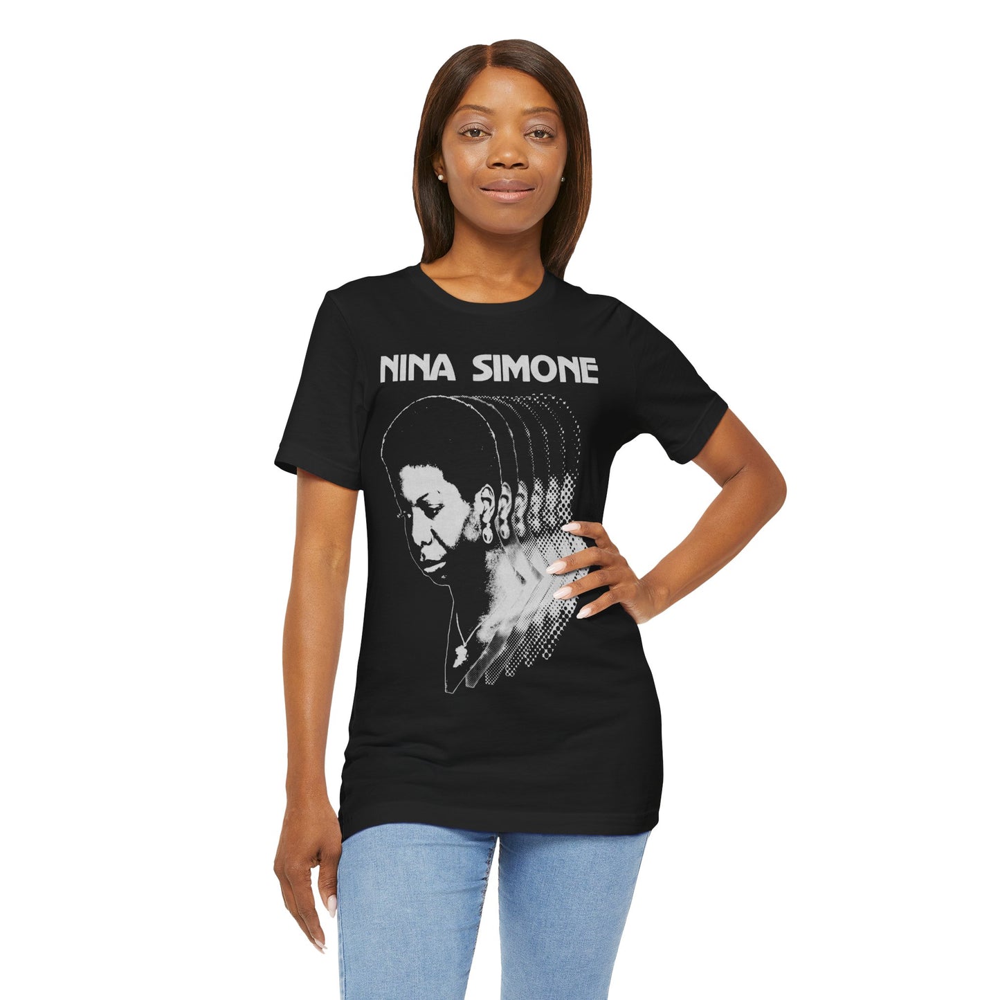 Nina Simone (Oversized Halftone Graphic/Nina Simone Shirt)