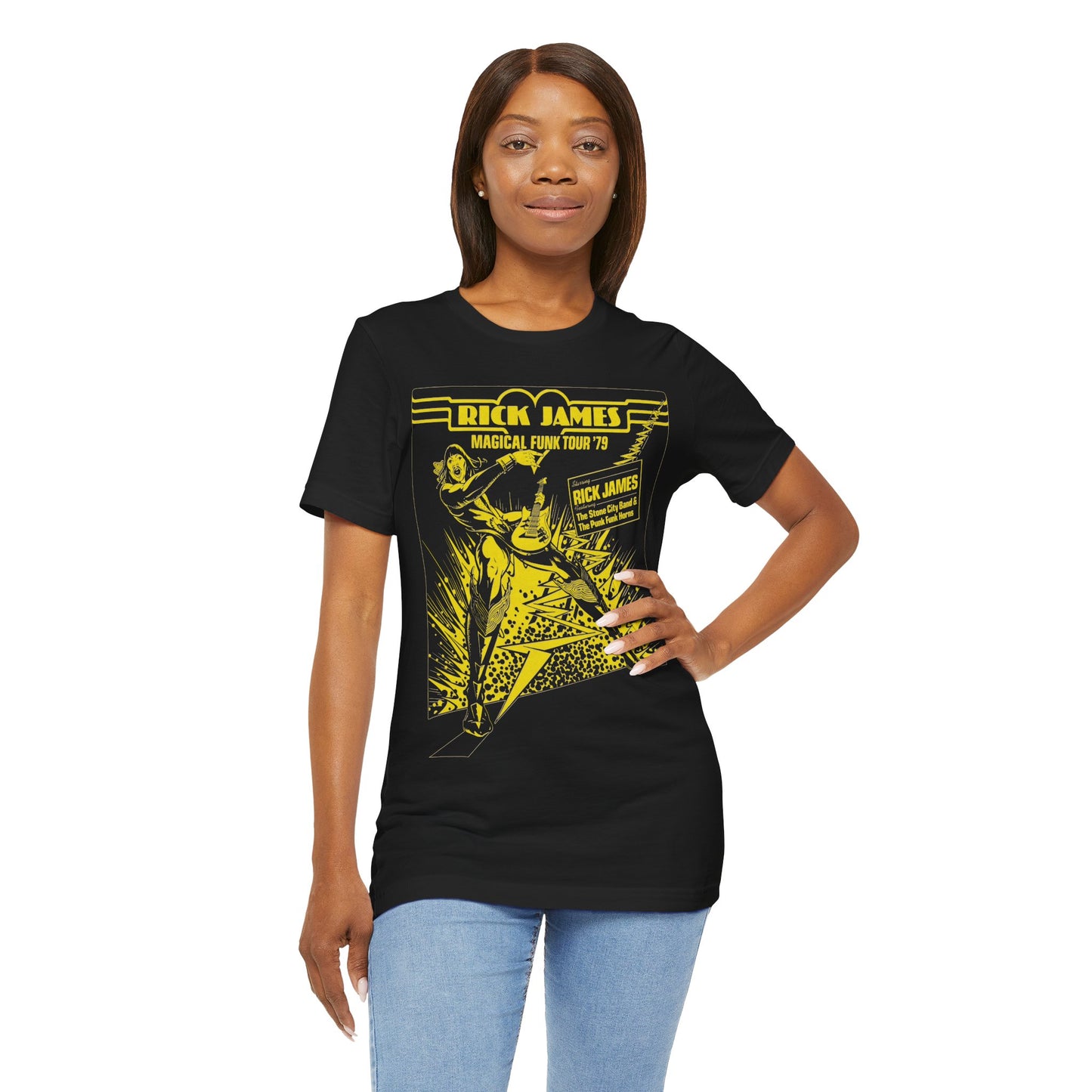 Rick James (Replica 1979 Magical Funk Tour Shirt/Rick James Tour Shirt)