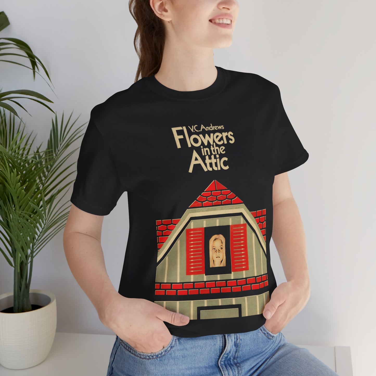 Flowers in the Attic (1st Edition Cover Art/V.C. Andrews/Milton Charles/Gillian Hills/Flowers in the Attic Shirt)