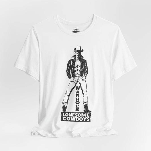 Warhol's Lonesome Cowboys (Replica Promo T-Shirt/1968/Andy Warhol/Gay Cowboy)