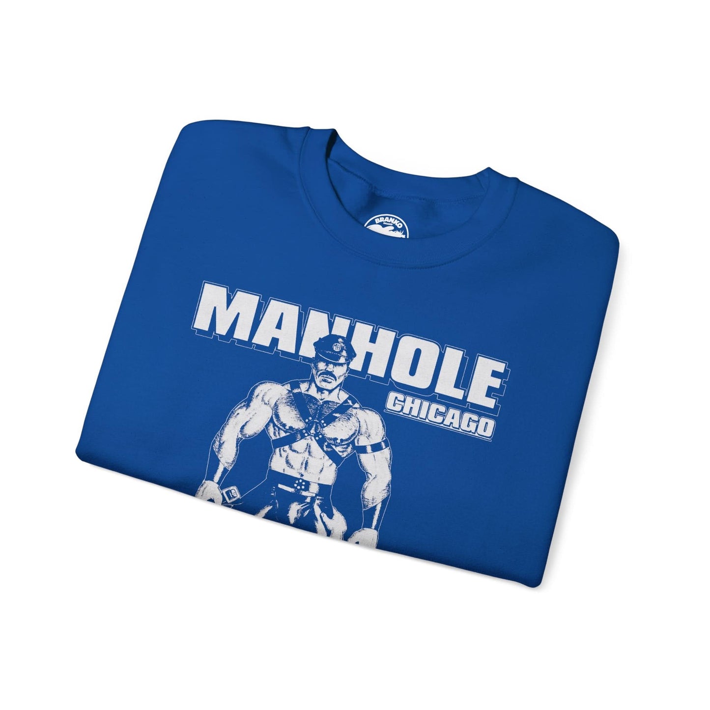Manhole Chicago Sweatshirt (Chicago Leather Bar 70's and 80's)