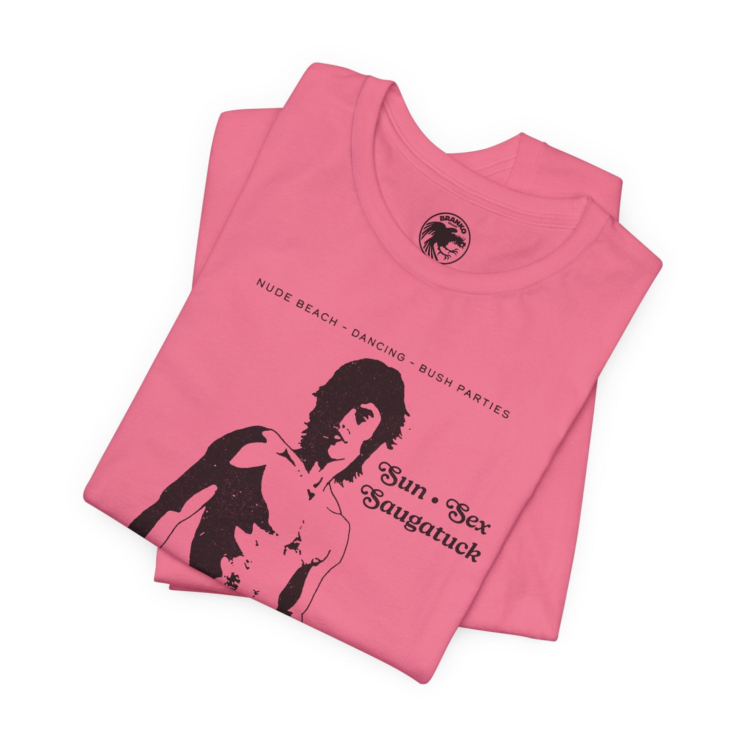 Saugatuck Lodges (Replica Souvenir T-Shirt/Michigan Gay Resort/60's to 80's)