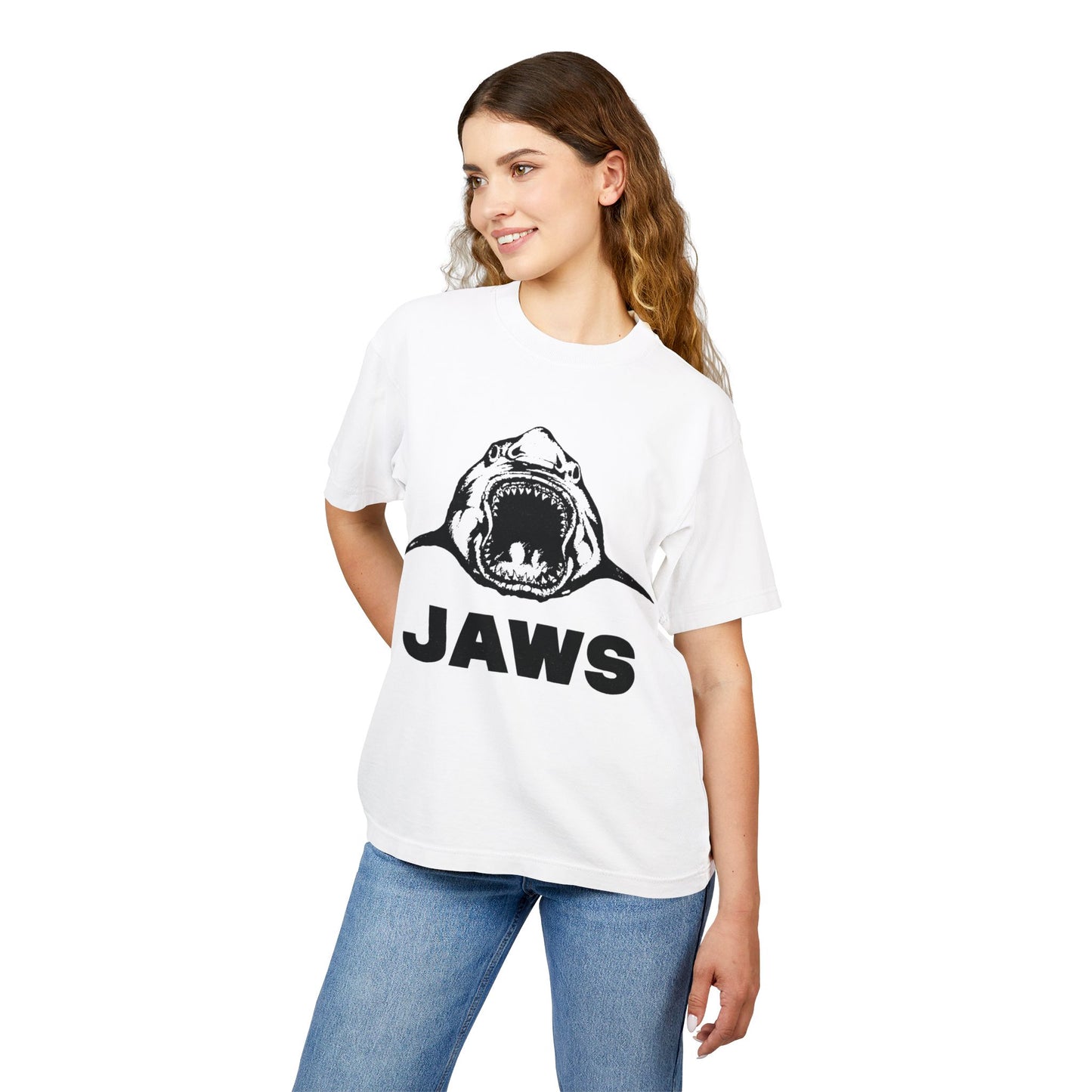 Jaws Replica Cast and Crew Shirt (Special Edition Boxy Heavy Tee/260 GSM/100% Combed Cotton)