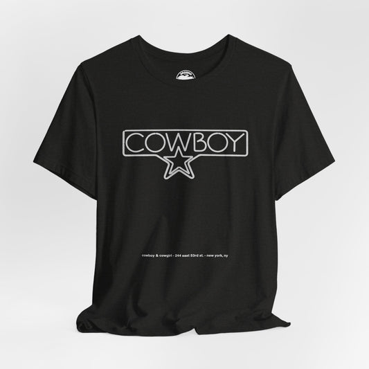 Cowboy & Cowgirl (New York City Western Themed Gay Bar/70's and 80's/Replica Promo Tee)