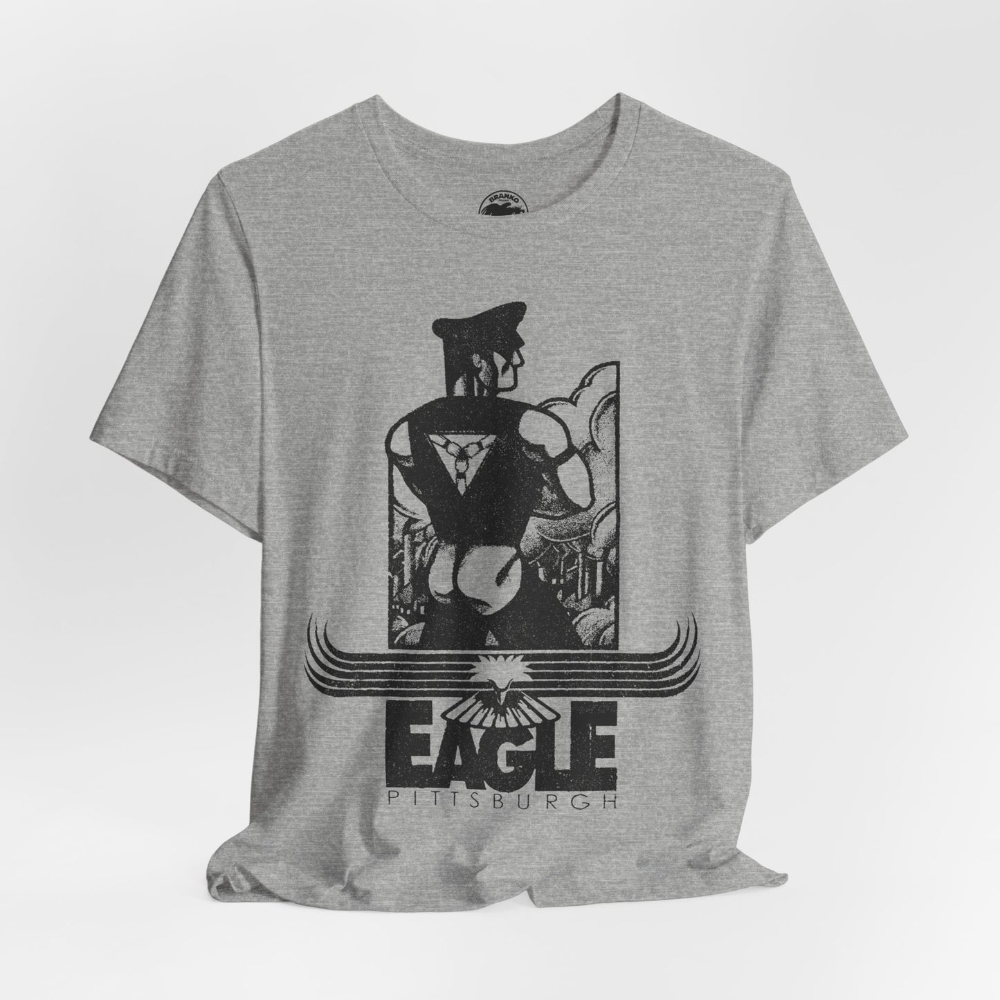 The Pittsburgh Eagle (Pittsburgh Leather Bar/Logo with Vintage Grunge Effect/1994-2012)
