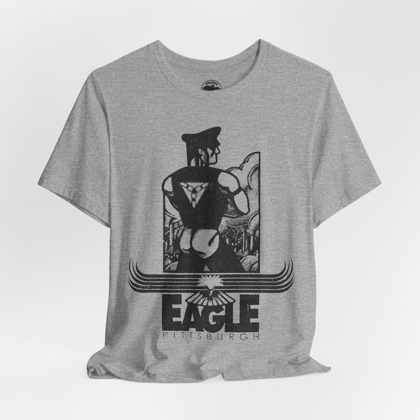 The Pittsburgh Eagle (Pittsburgh Leather Bar/Logo with Vintage Grunge Effect/1994-2012)