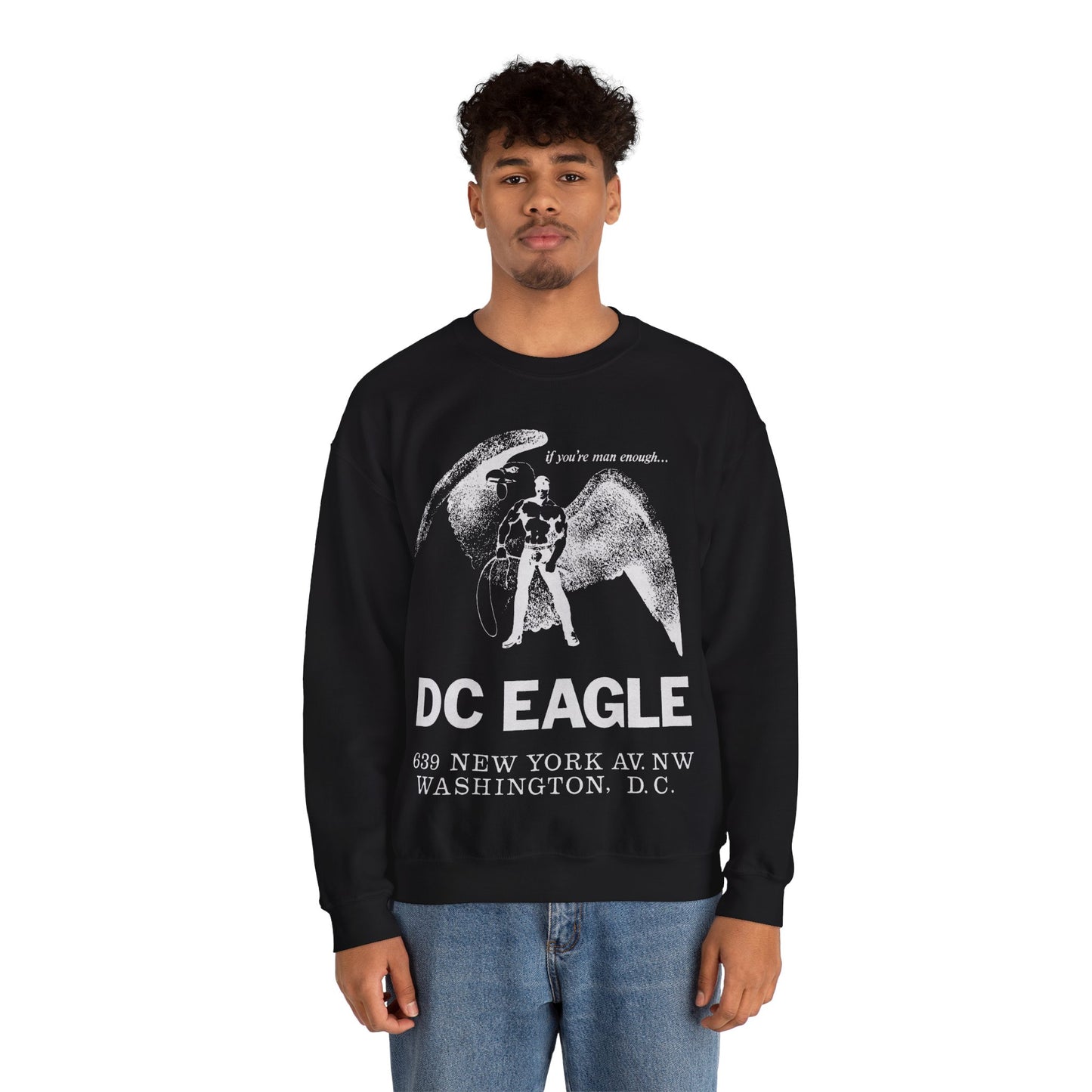 DC Eagle Sweatshirt (Washington D.C Leather Bar 1971-2020/If you're man enough)