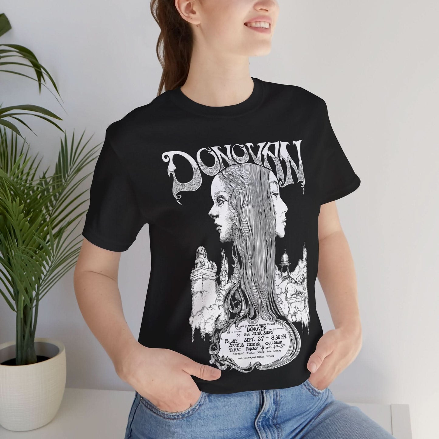 Donovan (1967 Seattle Concert Poster by John Moehring/Mellow Yellow Tour)