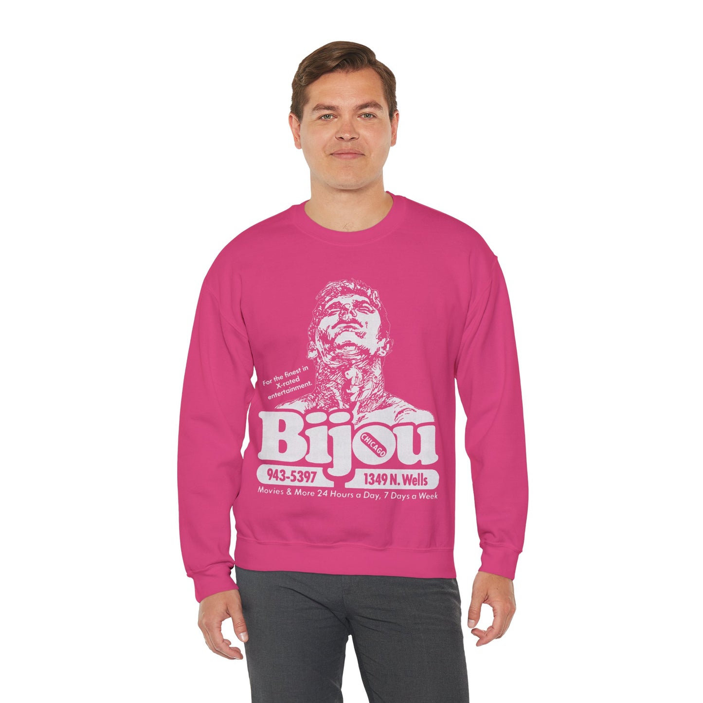 Bijou Theater Chicago Sweatshirt (Chicago Gay Porno Theater/1970-2015)