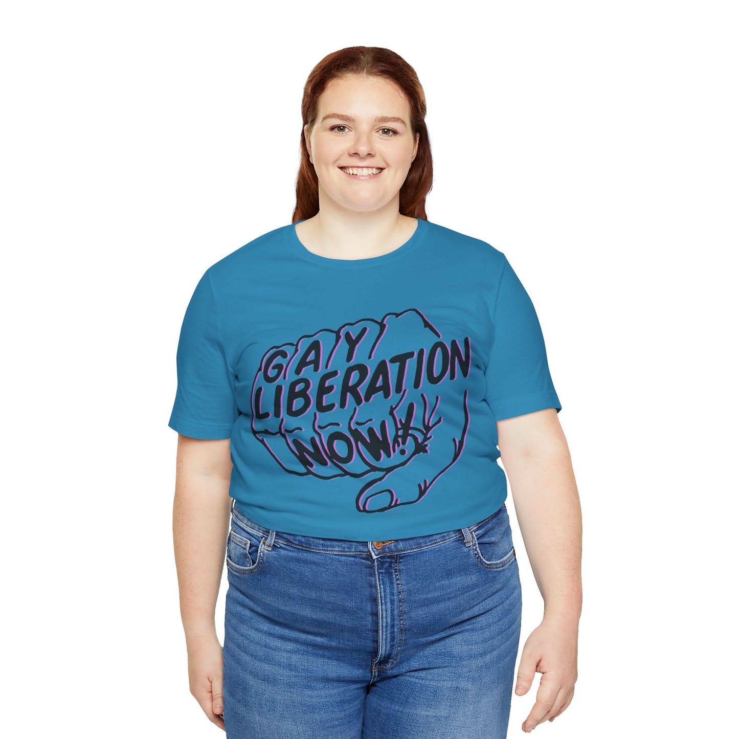 Gay Liberation Now! (Replica 70's Gay Rights Shirt/Vintage Gay Protest Shirt)
