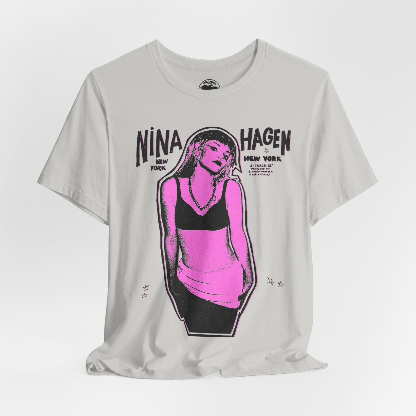 Nina Hagen (Replica New York New York Promo Tee with Vintage Punk Effect/Nina Hagen Shirt)