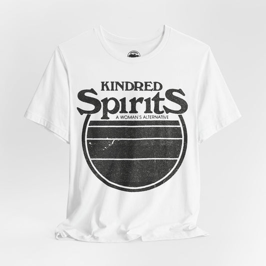 Kindred Spirits (Houston Lesbian Bar/1980-1989/Logo with Vintage Print Effect)