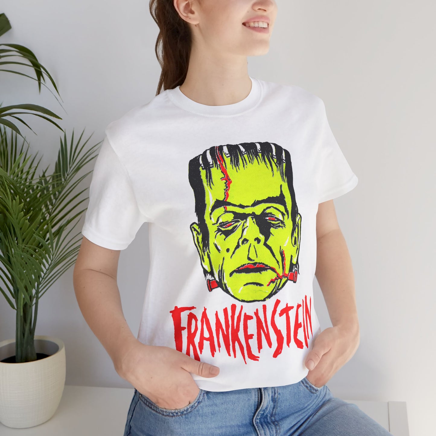 Frankenstein (Replica Late 50's Iron On Design/Frankenstein Shirt)