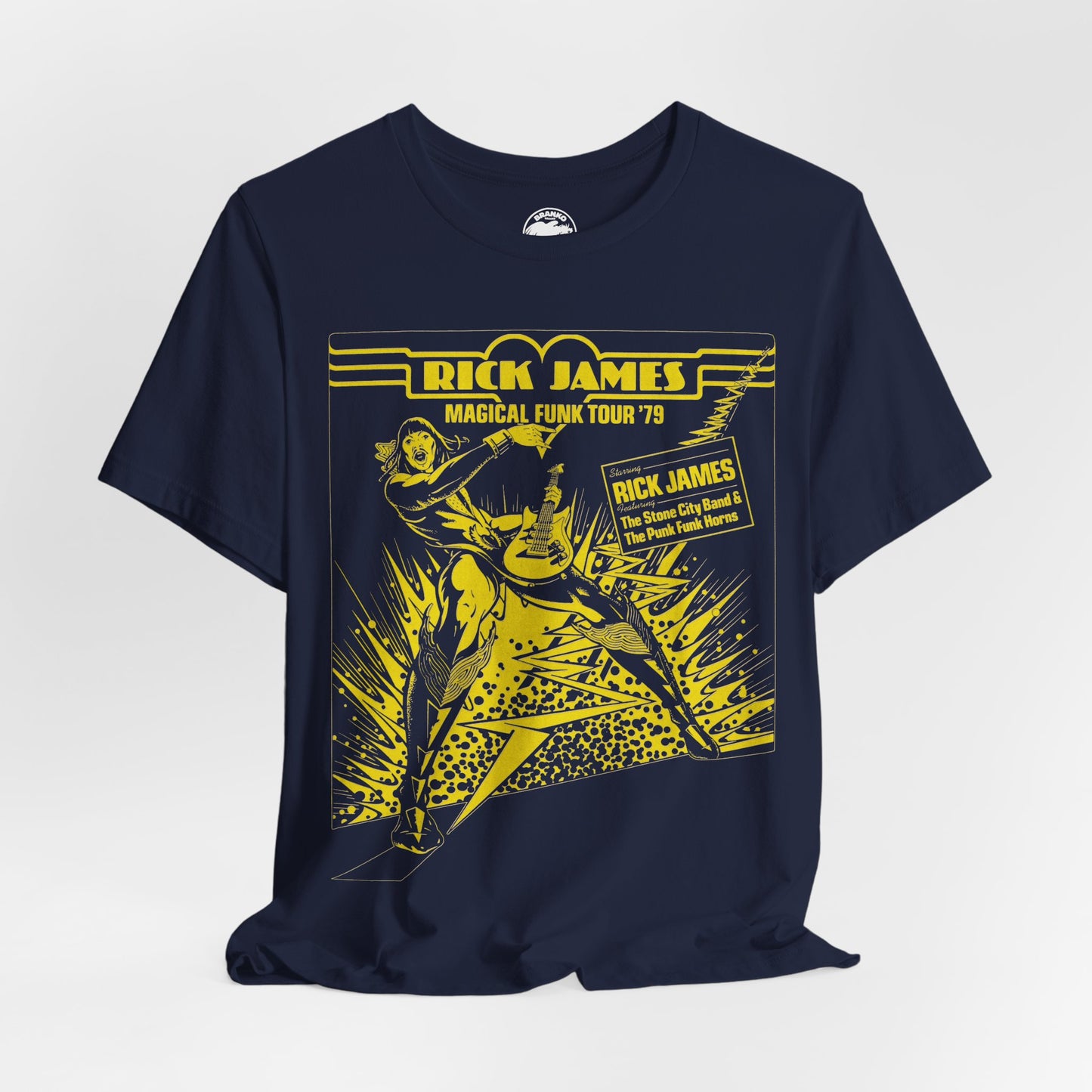 Rick James (Replica 1979 Magical Funk Tour Shirt/Rick James Tour Shirt)