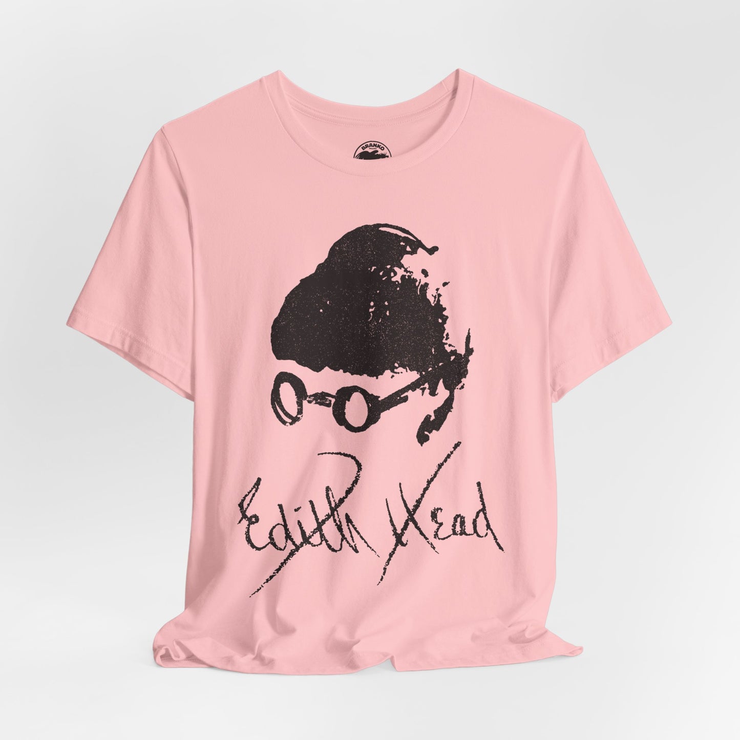 Edith Head (Self Portrait and Signature with Vintage Effect)