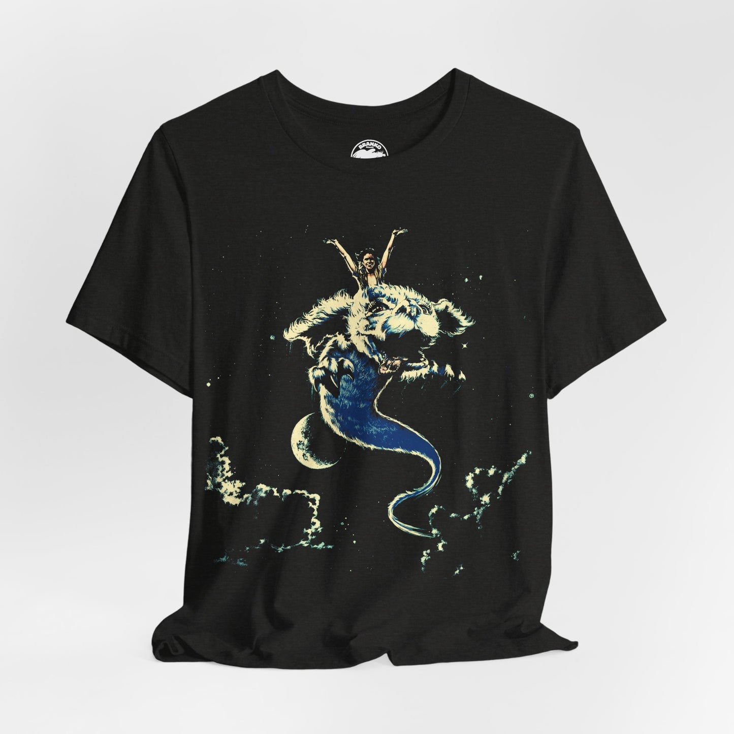 The NeverEnding Story (Graphic with Vintage Print Effect/Atreyu and Falkor)