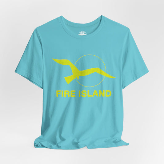 Fire Island (Replica Late 70's Fire Island Souvenir T-Shirt/Fire Island Shirt)