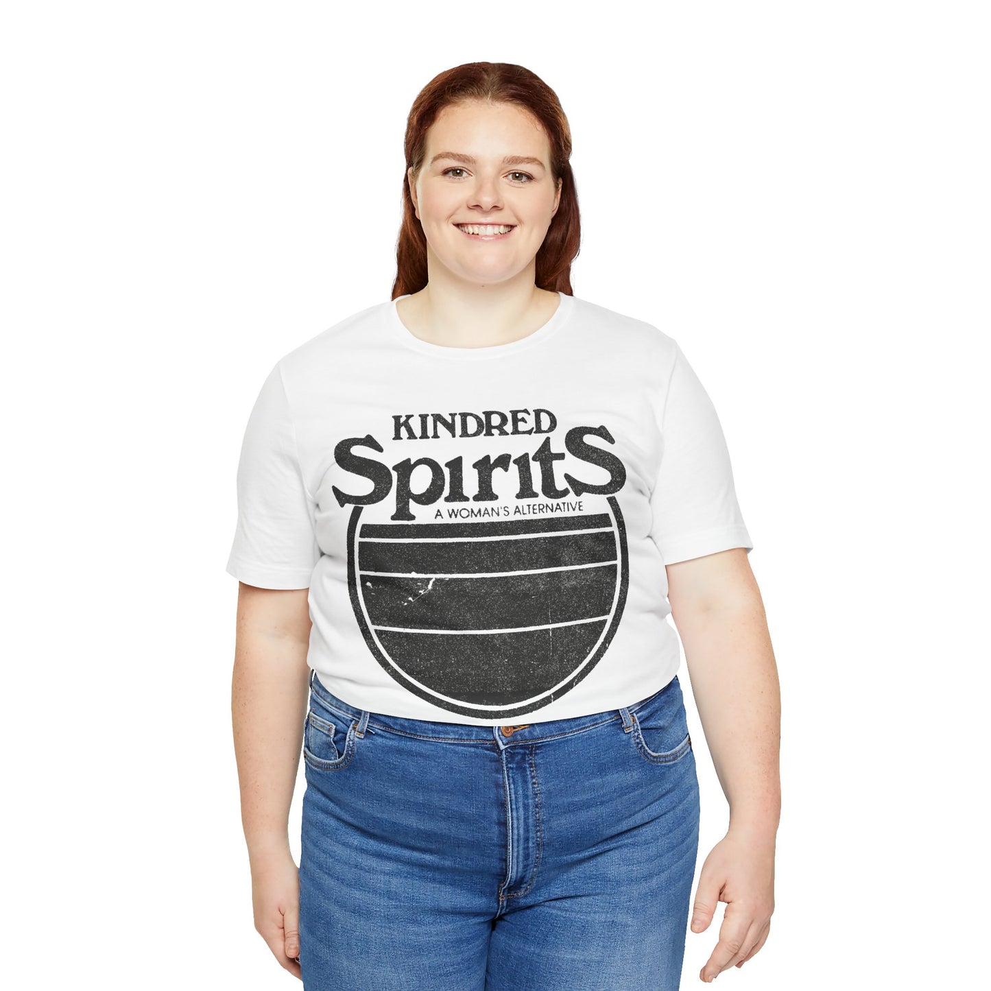 Kindred Spirits (Houston Lesbian Bar/1980-1989/Logo with Vintage Print Effect)