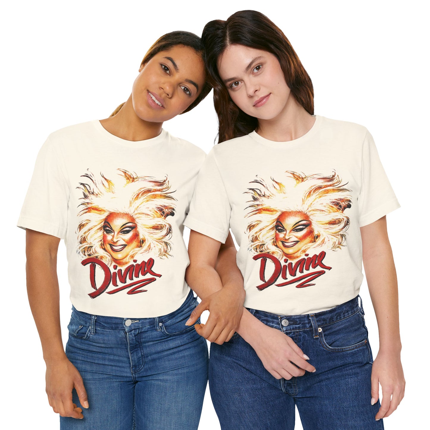 Divine (Replica 80's Tee with Vintage Print Effect)