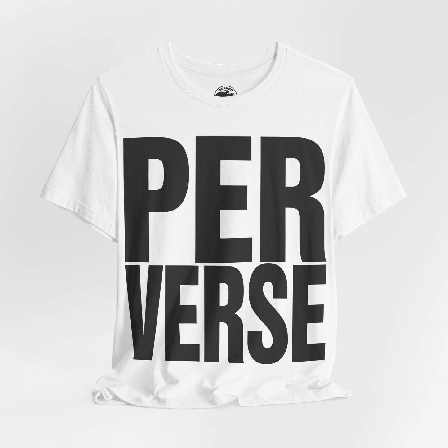 Perverse (Katharine Hamnett Style Oversized Graphic)