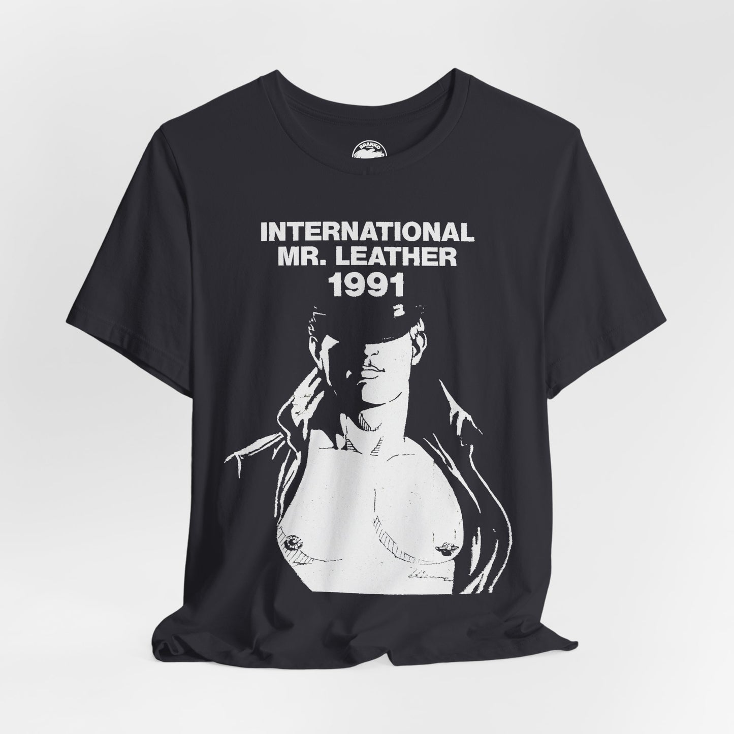 International Mr. Leather 1991 (Logo with Vintage Grunge Effect/Etienne)